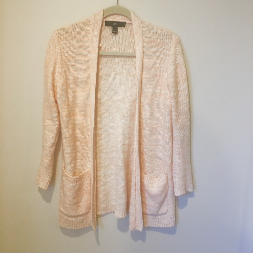 Oversized chunky knit cardigan